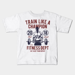 Train Like A Champion Kids T-Shirt